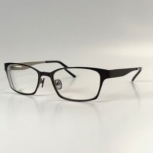 Bellagio B633 C-01 Eyeglasses Frame Only 49-18-140 Made Japan Metal Black‎